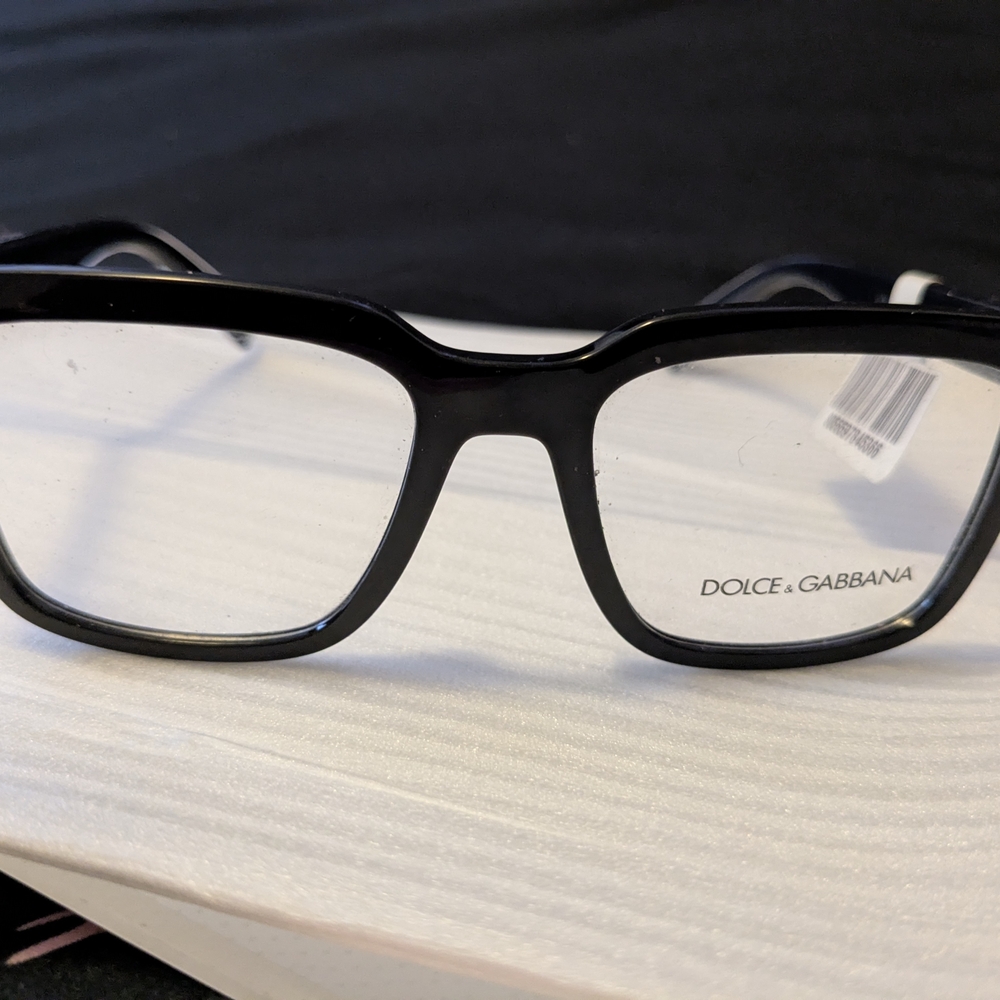 Brand New Dolce & Gabbana Classic Black Eyewear